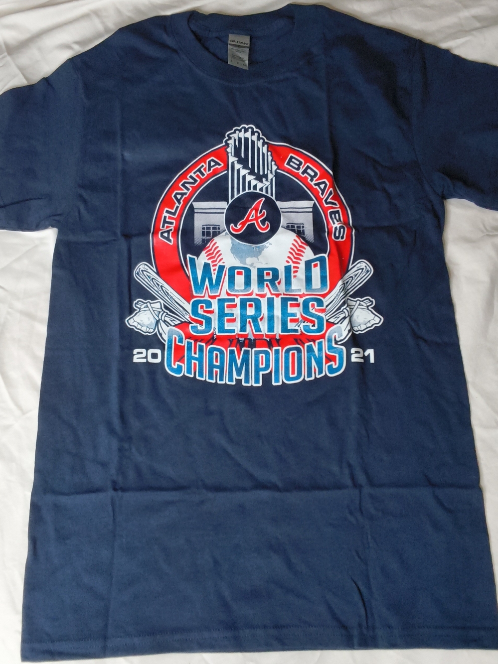 Navy World Series Champions Tee - Kids